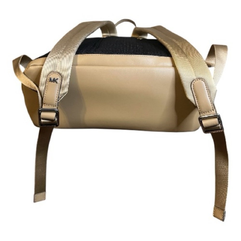 MICHAEL KORS Hudson Crocodile Embossed Leather Commuter Backpack - Natural NWT - Picture 4 of 5